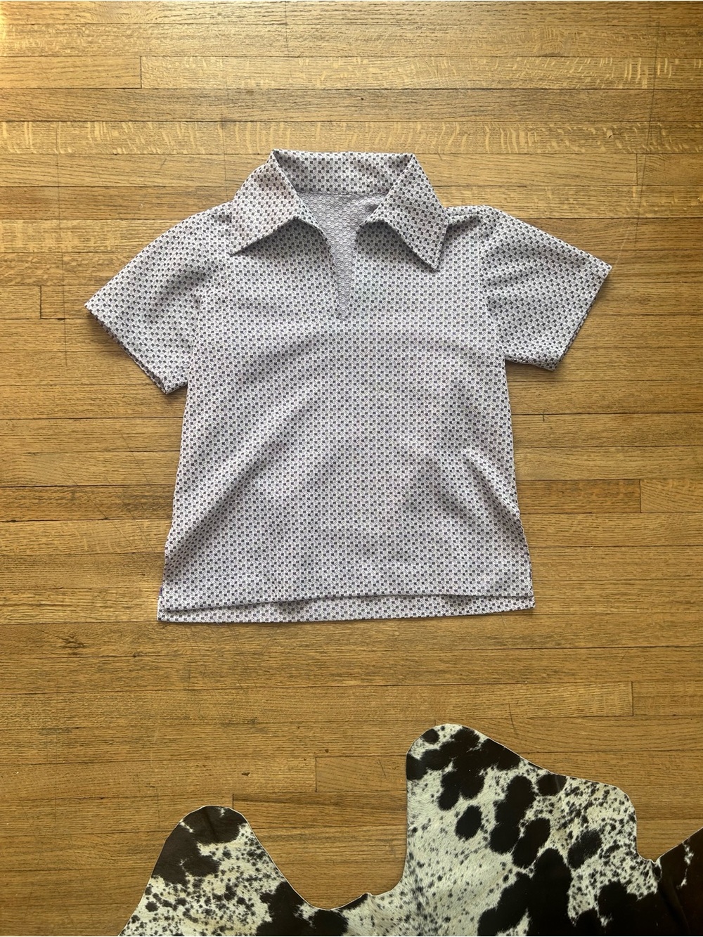 70s Geometric Polo